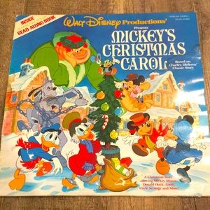 RARE Vintage Mickey’s Christmas Carol Vinyl Record